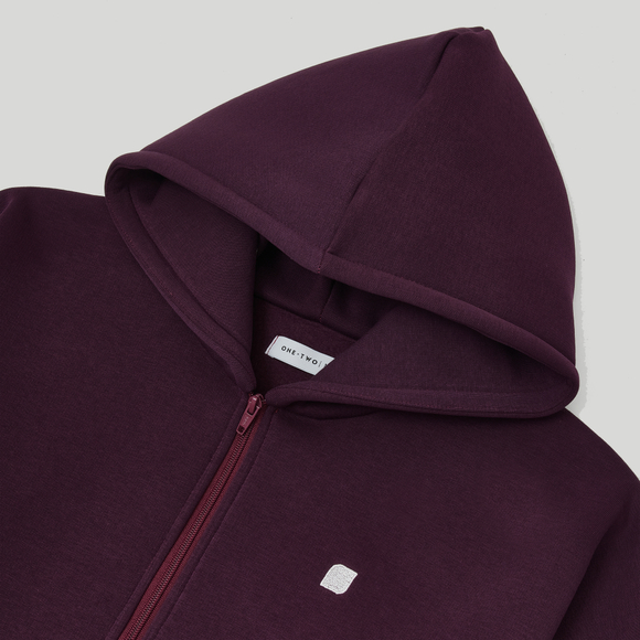 Zip-Up Hoodie Potent Purple
