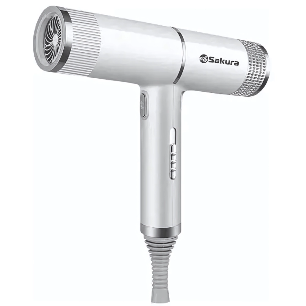 Фен электро SA-4051W 1600Вт 3реж хол.сушка LED подсветка