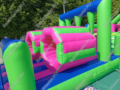 Коммерческая надувная полоса препятствий "Азарт"