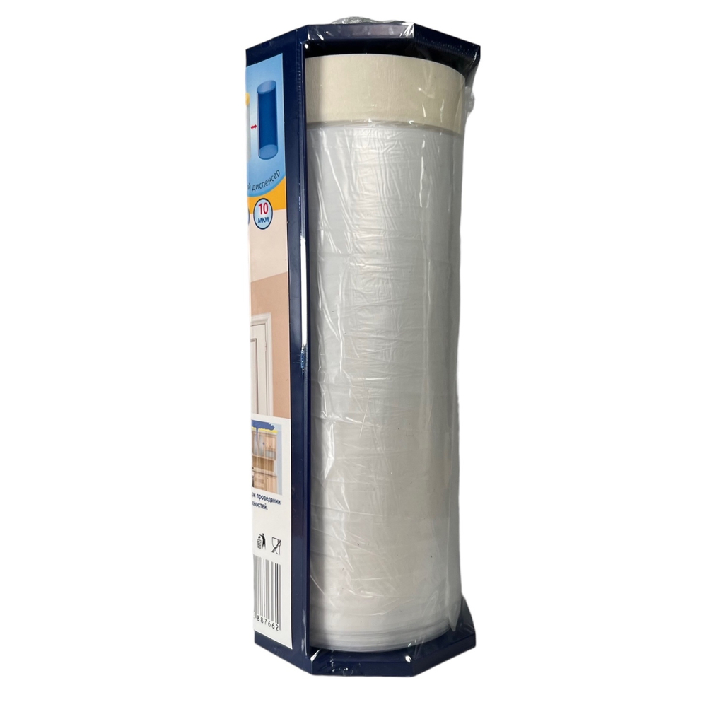 Пленка с малярной лентой UNIBOB 2,7м х 20м + диспенсор