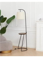 Торшер напольный с абажуром в гостиную современный