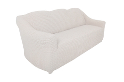 Чехол Модерн на 3-х местный диван, цвет Слоновая кость