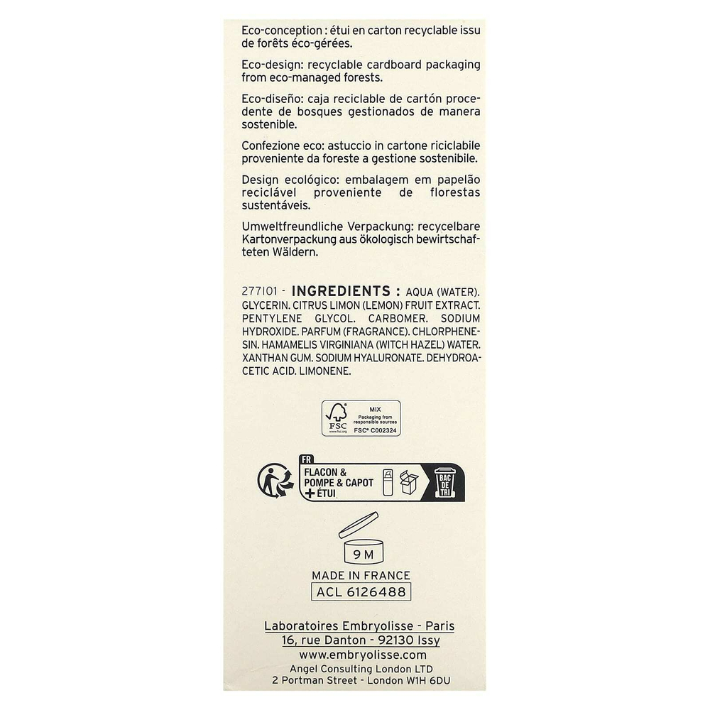 Embryolisse, сыворотка для сияния лица, 30 мл (1,01 жидк. унции)