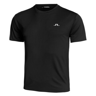 Мужское теннисное поло JLindeberg Ade T-Shirt Men - Black