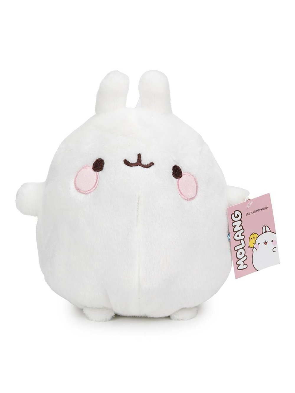 Игрушка мягкая Моланг 23см белый, без чипа