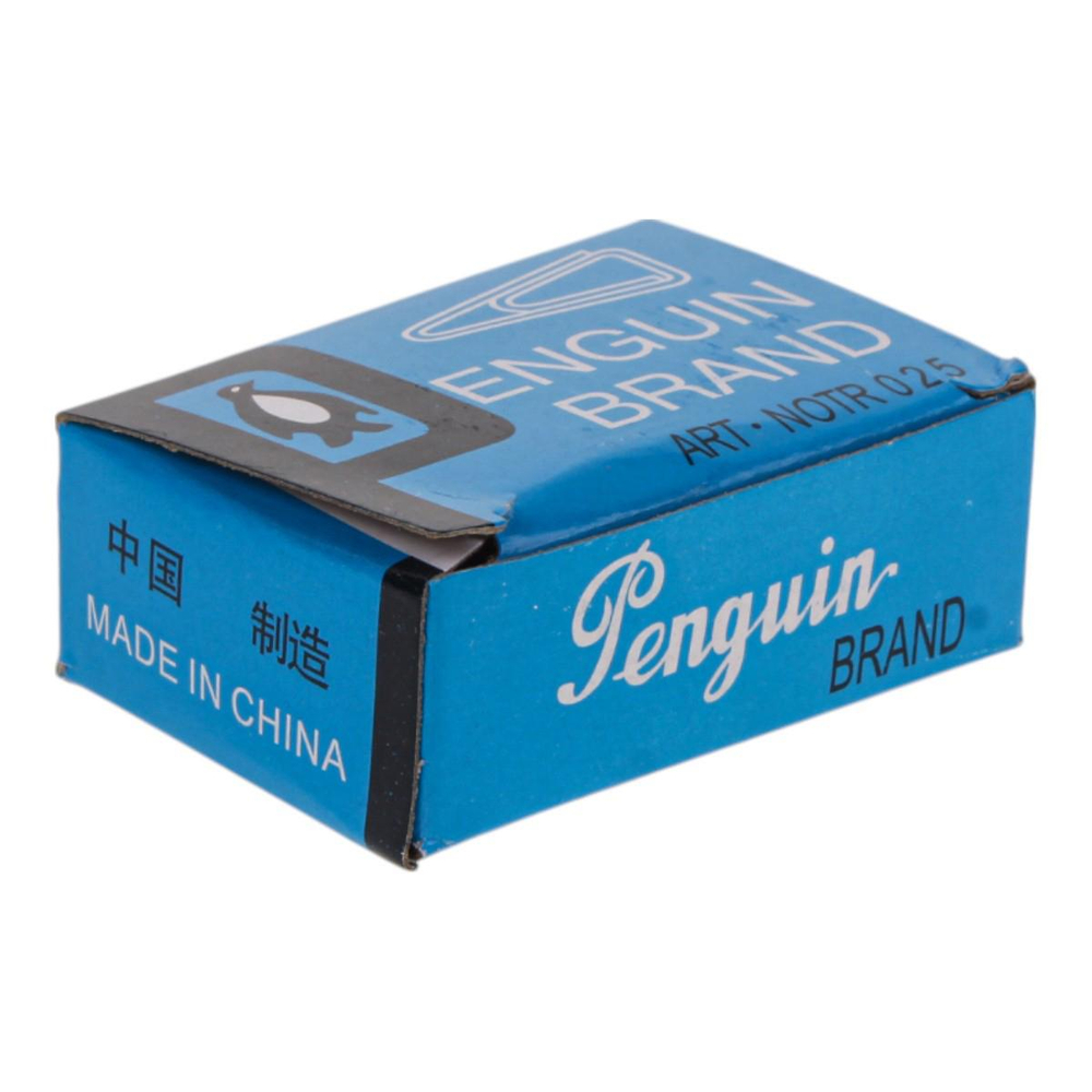 Скрепки треугольные 25мм 100 шт в картонной коробке