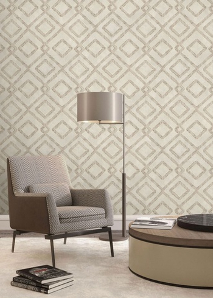 7237-03 Обои Euro Decor FRAME 1,06х10,05м / Винил горячего тиснения на флизелине / раппорт 64см