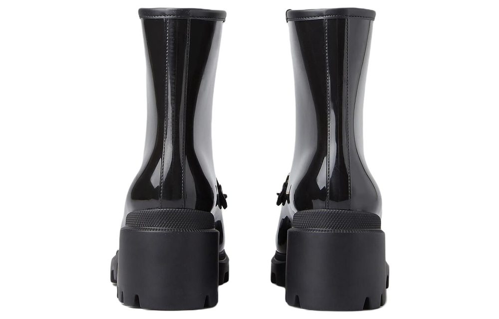 GUCCI Horsebit Women"s Ankle Boots Black