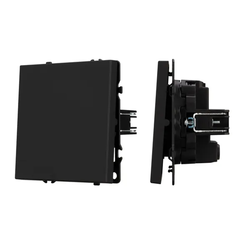 Механизм выключателя одноклавишный перекрёстный SWT-NOBE-MKX1-SFPL-BK (230V, 10A) (Arlight, -) 054249