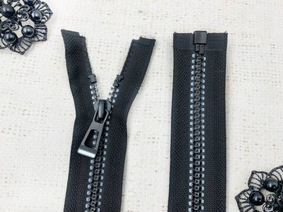 Молния трактор Т5, L 77 см, чёрный с белым