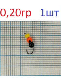 Мормышка вольфрамовая "Погремушка с шариком"