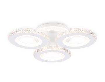 Потолочный светодиодный светильник с пультом 38W 3000K-6400K FA8866/3 WH белый Acrylica Original Ambrella