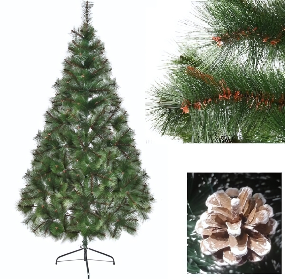 Ёлка «Волшебная шишка» 120 см, леска + шишки (110 веток)