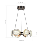 SL6018.203.48 Светильник подвесной ST-Luce Черный/Золотистый LED 1*48W 4000K ENIGMA