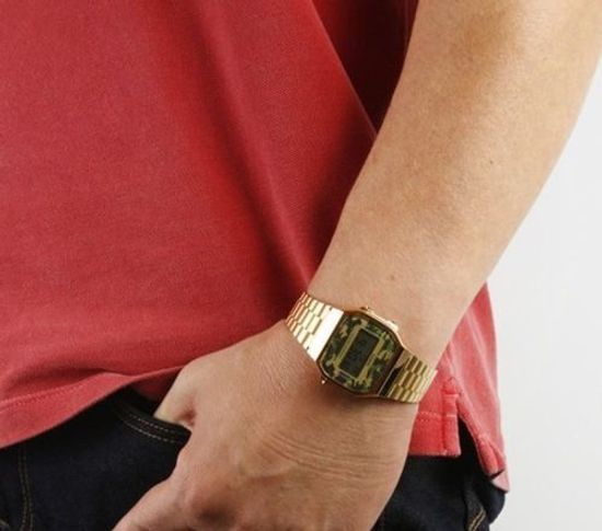 Электронные наручные часы Casio A168WEGC-5E