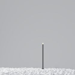 Уличный грунтовый светодиодный светильник Maytoni Spear O441FL-L1GF3K