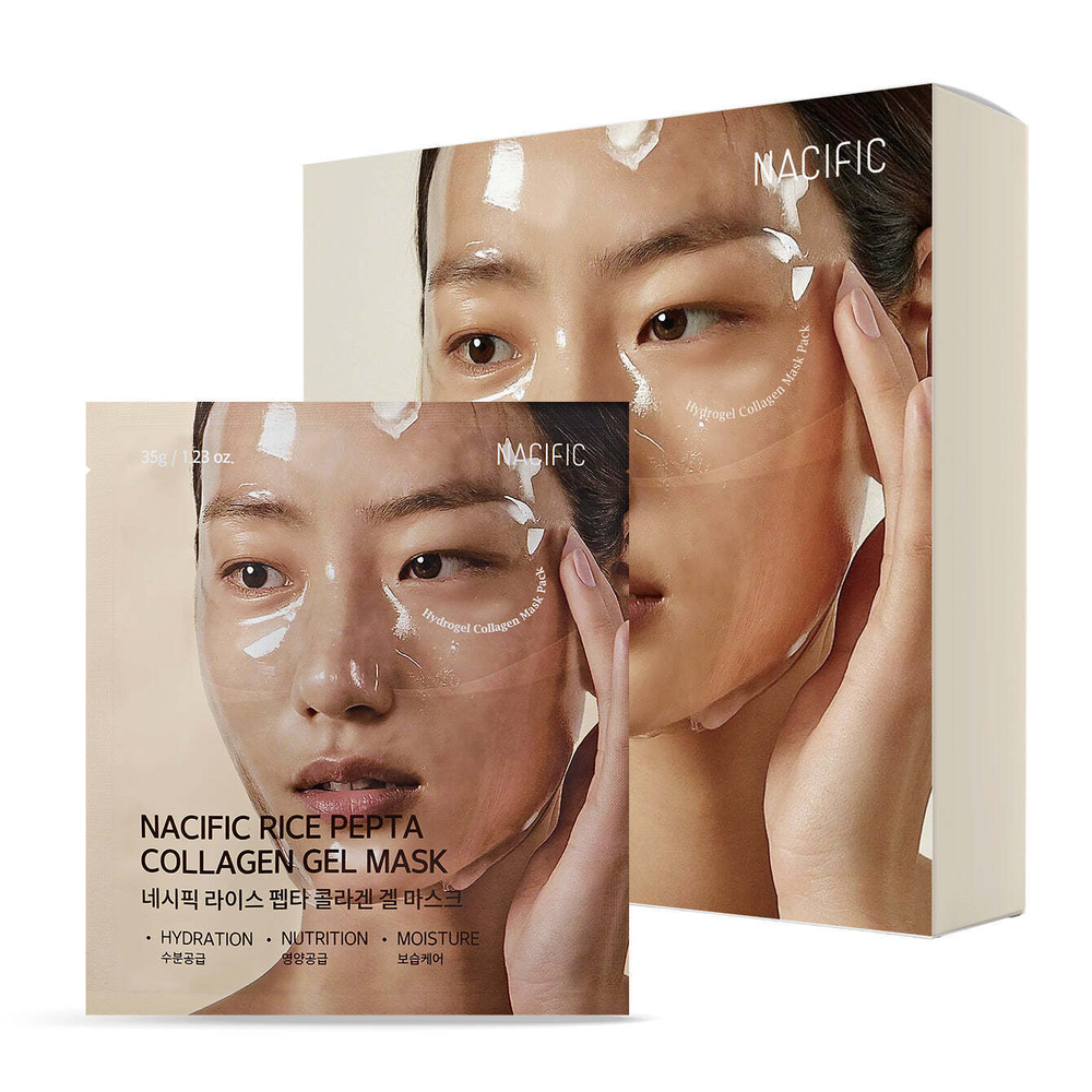 Nacific Rice Pepta Collagen Gel Mask Гидрогелевая маска с пептидами