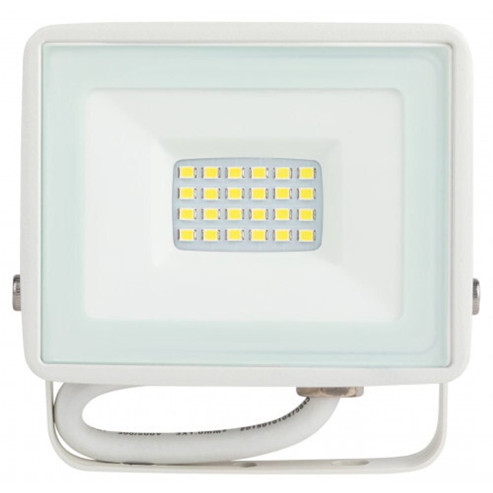 Прожектор светодиодный уличный ЭРА LPR-023-W-65K-030 30Вт 6500K 2400Лм IP65 белый