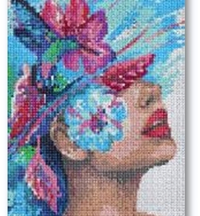 Алмазная мозаика 30*40см KiKi «Всплеск эмоций» полная выкладка MOZ034