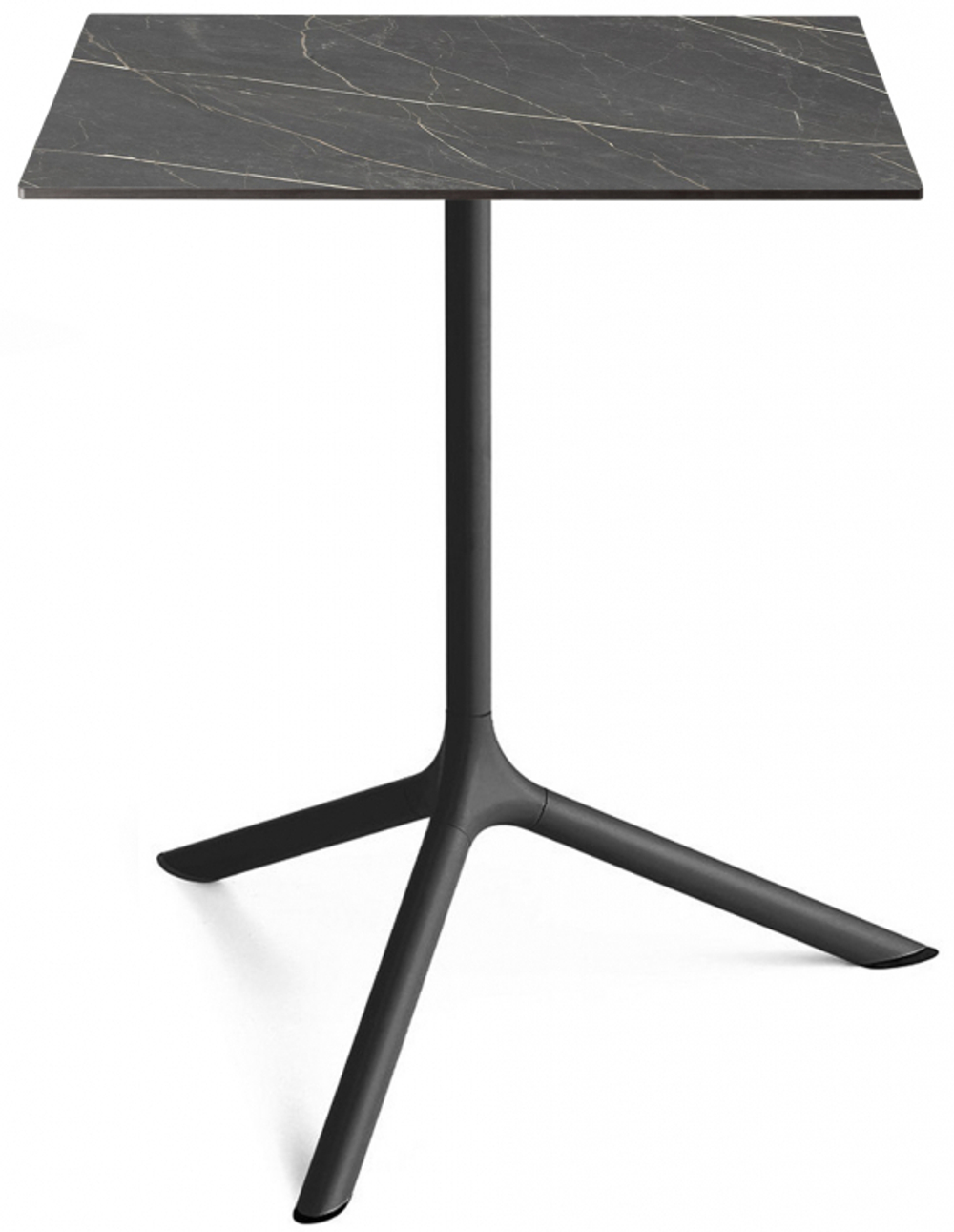 Стол ламинированный обеденный складной Scab Design Tripe Maxi Folding, черный, черный мрамор Сахара