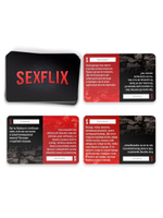 Игра для пар «Sexflix», 50 карт, эрекционное кольцо, вибратор, наручники, 18+