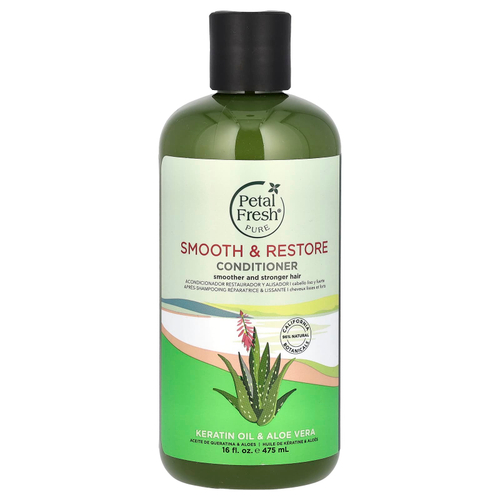 Petal Fresh, чистый и восстанавливающий кондиционер для гладкости и восстановления, с маслом кератина и алоэ вера, 475 мл (16 жидк. унций)