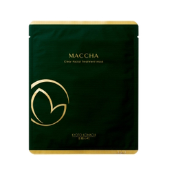 Тканевая маска с экстрактом зеленого чая Kyoto Komachi Maccha Clear Facial Treatment Mask