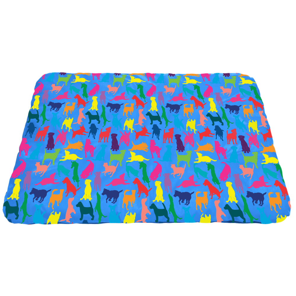 Матрас для собаки "Силуэты Джеков"