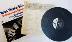 Винтажная виниловая пластинка LP Sunao Wada Quartet Featuring Isao Suzuki And Masaru Imada Blues Three Blid Mice (Japan 1983)
