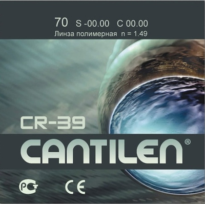 Линза для очков Cantilen CR-39 1.49