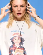 Футболка Bruler d'Amour Goût d’Enfance молочная