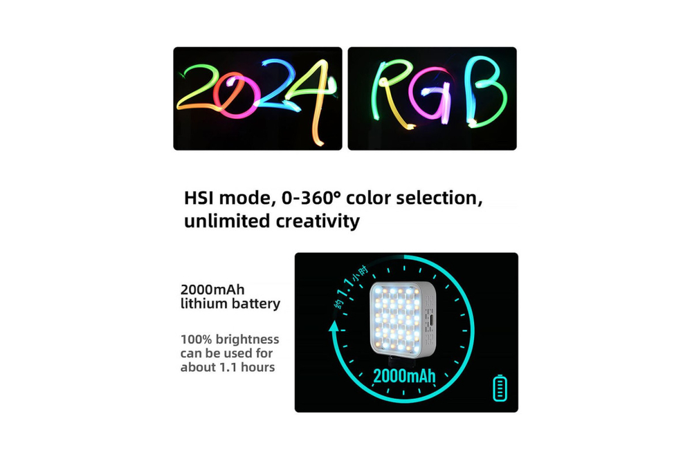 Светодиодный осветитель Yongnuo YN60RGB II Black