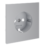 Накладка для розетки с заземлением, S70 (серый)