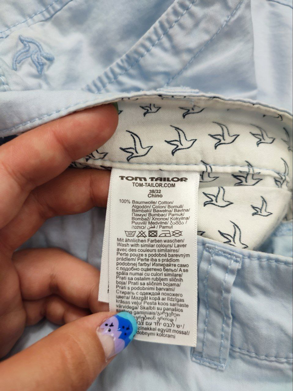 Брюки Tom Tailor из хлопка 44 размер