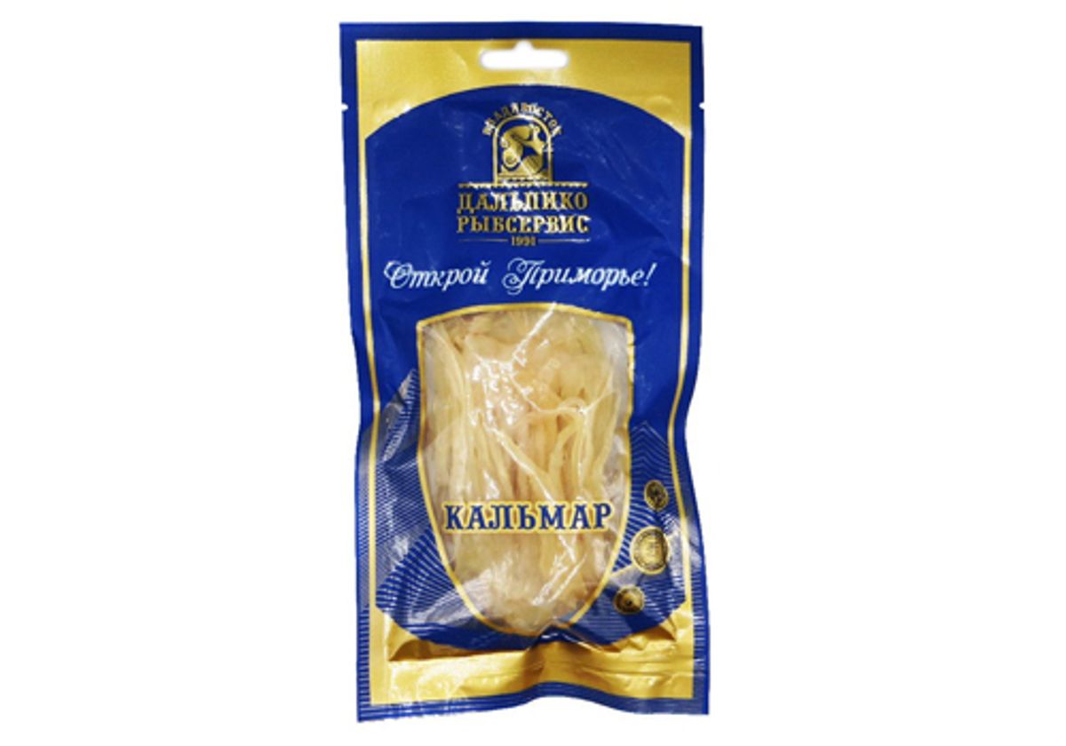 Щупальца кальмара командорского сушено-вяленый, 40г