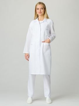 Халат женский "Стандарт" (тиси/белый)