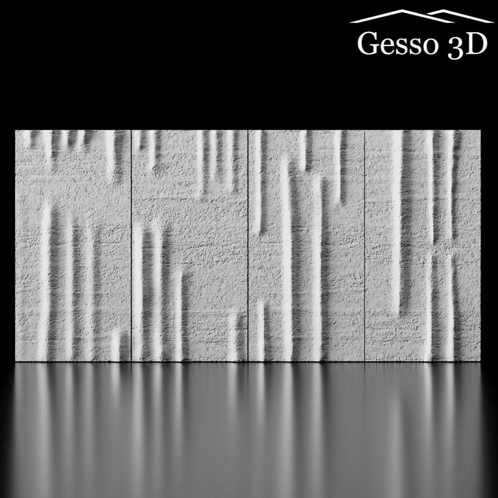 Гипсовая 3D панель Silk