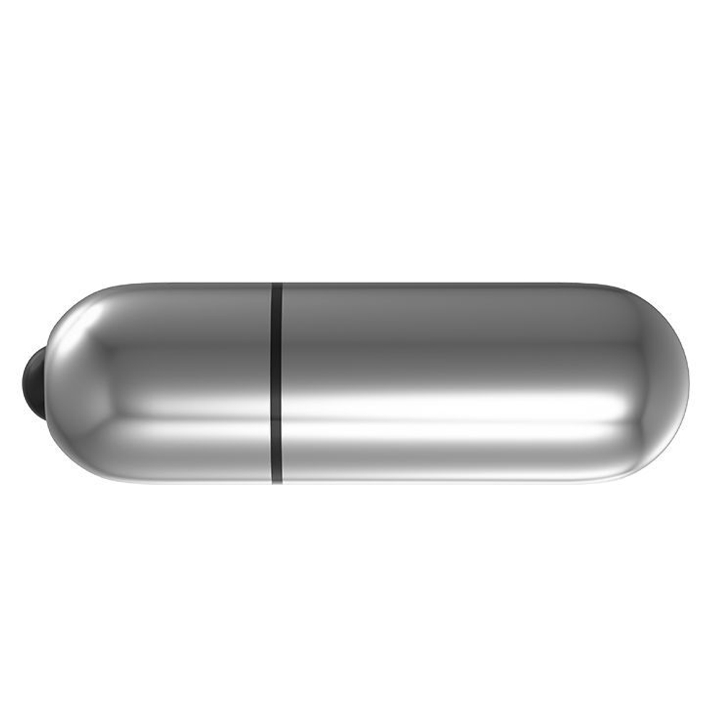 Серебристая вибропуля с вибрацией