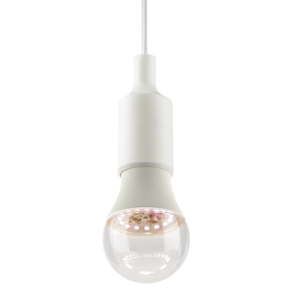 Фитолампа для растений светодиодная ЭРА GREEN LINE ФИТО А60-15W-PFR-E27-GR полного спектра 15 Вт Е27