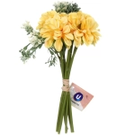 Цветочная композиция «Волшебная гортензия» 15*22см цвет желтый