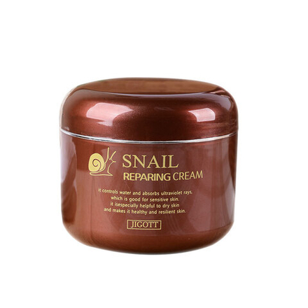 JIGOTT Крем для лица МУЦИН УЛИТКИ SNAIL Reparing Cream, 100 мл