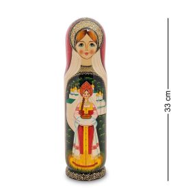 Народные промыслы МР-25/ 90 Футляр для бутылки «Хлеб соль» мал.