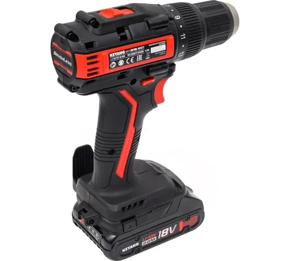 Шуруповерт, 36 мм, 18 В, 1800 об/мин, патрон - быстрозажимной, разноцветный