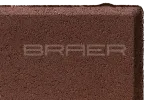 Тротуарная плитка Braer Прямоугольник, Красный, 40 мм