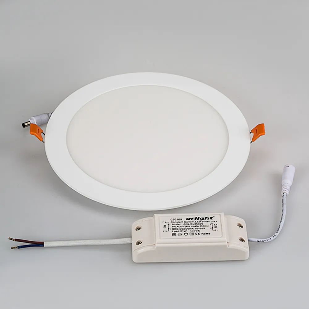 Светильник DL-225M-21W Warm White (Arlight, IP40 Металл, 3 года) 020119