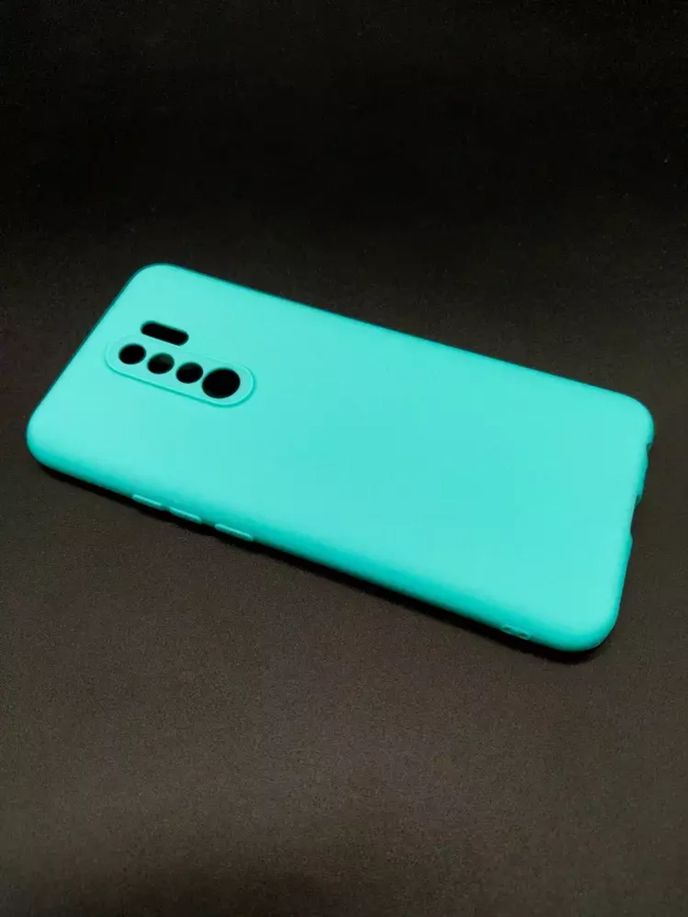 Накладка Xiaomi Redmi 9 силикон матовый бирюзовый Zibelino