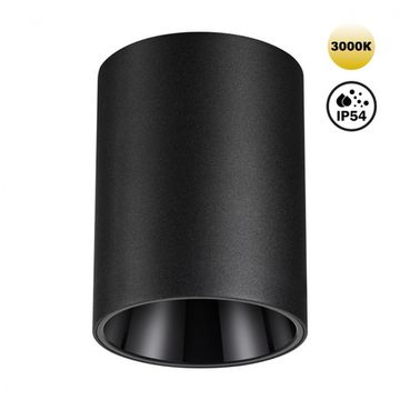 Светильник накладной влагозащищённый LED 15W 3000К 359422 чёрный Recte Novotech