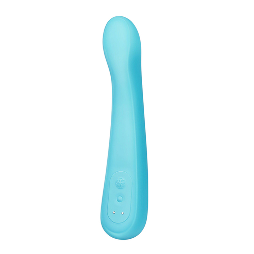 Голубой вибратор 18см для стимуляции зоны G Iroha Fit+ Aonami SMF-01