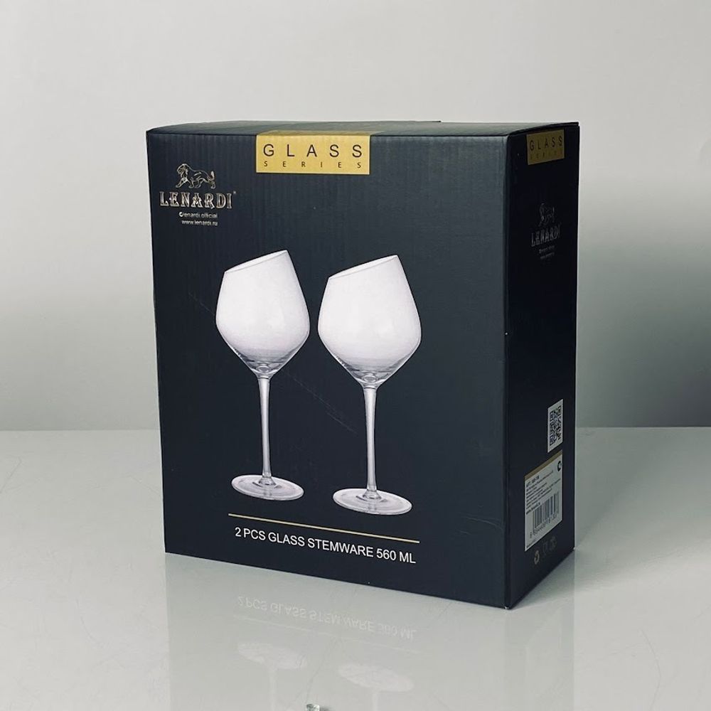Lenardi 588-706 Набор из 2 бокалов 550мл в под.уп.(х12)Стекло