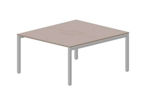 Составной стол Polo на 2 рабочих места 1380х1566х750мм (меламиновые аутлеты)